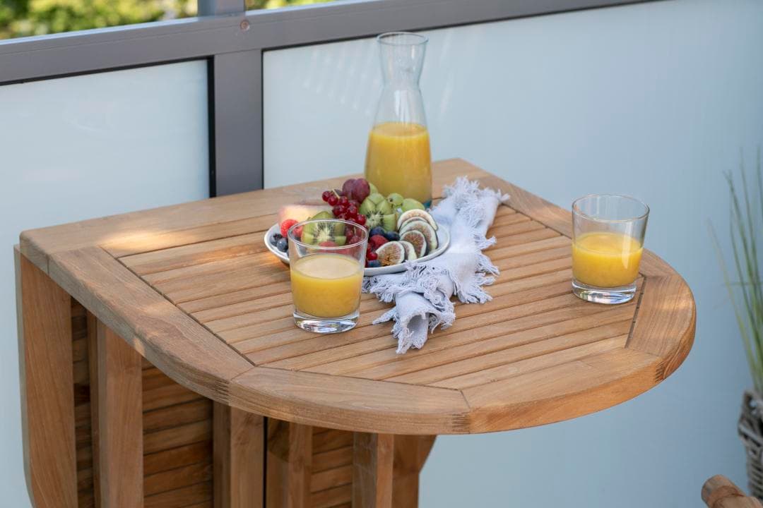 Balcony Klapptisch aus Teakholz