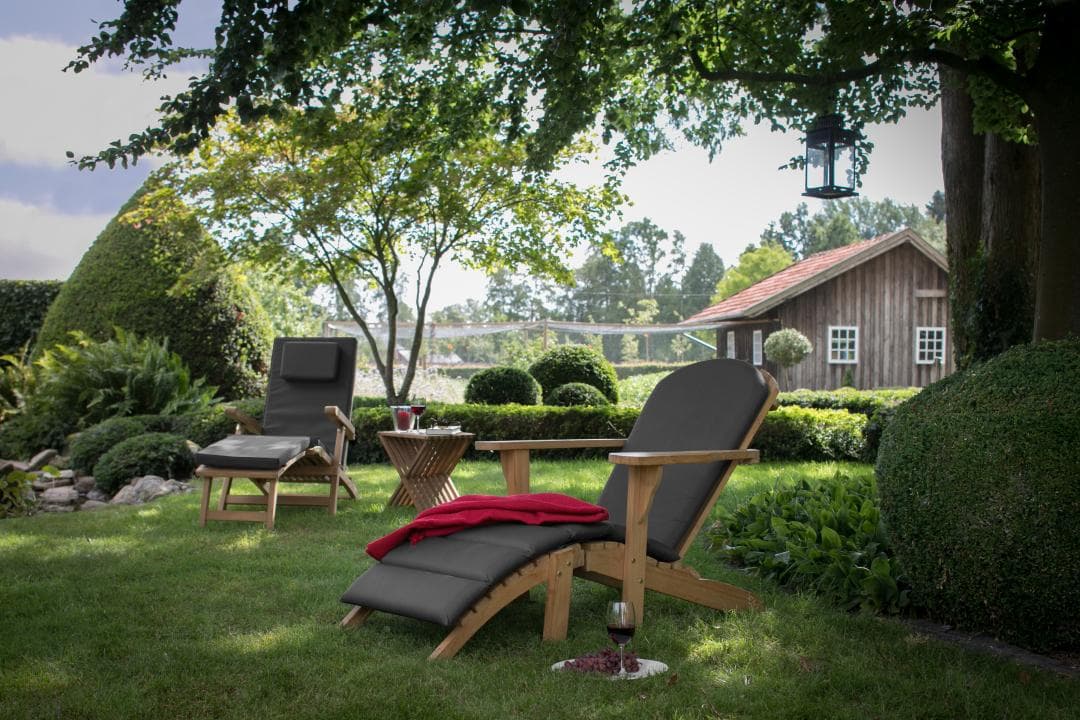 Woodie Gartenlounger und Deckchair mit Rädern
