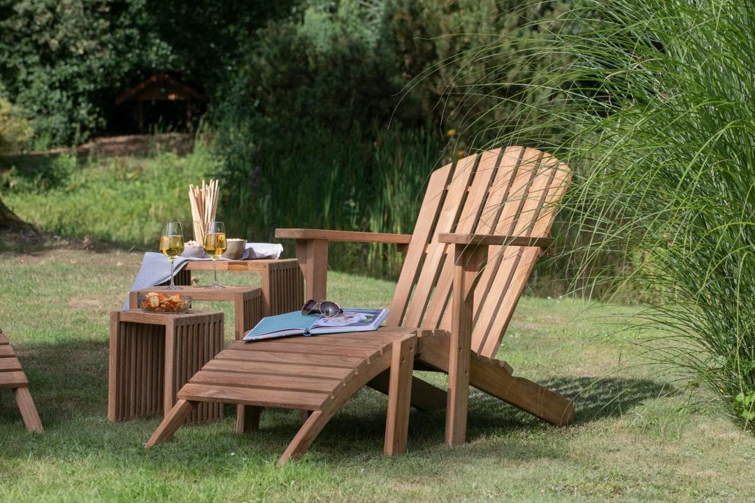 Woodie Gartenlounger auf der Terrasse