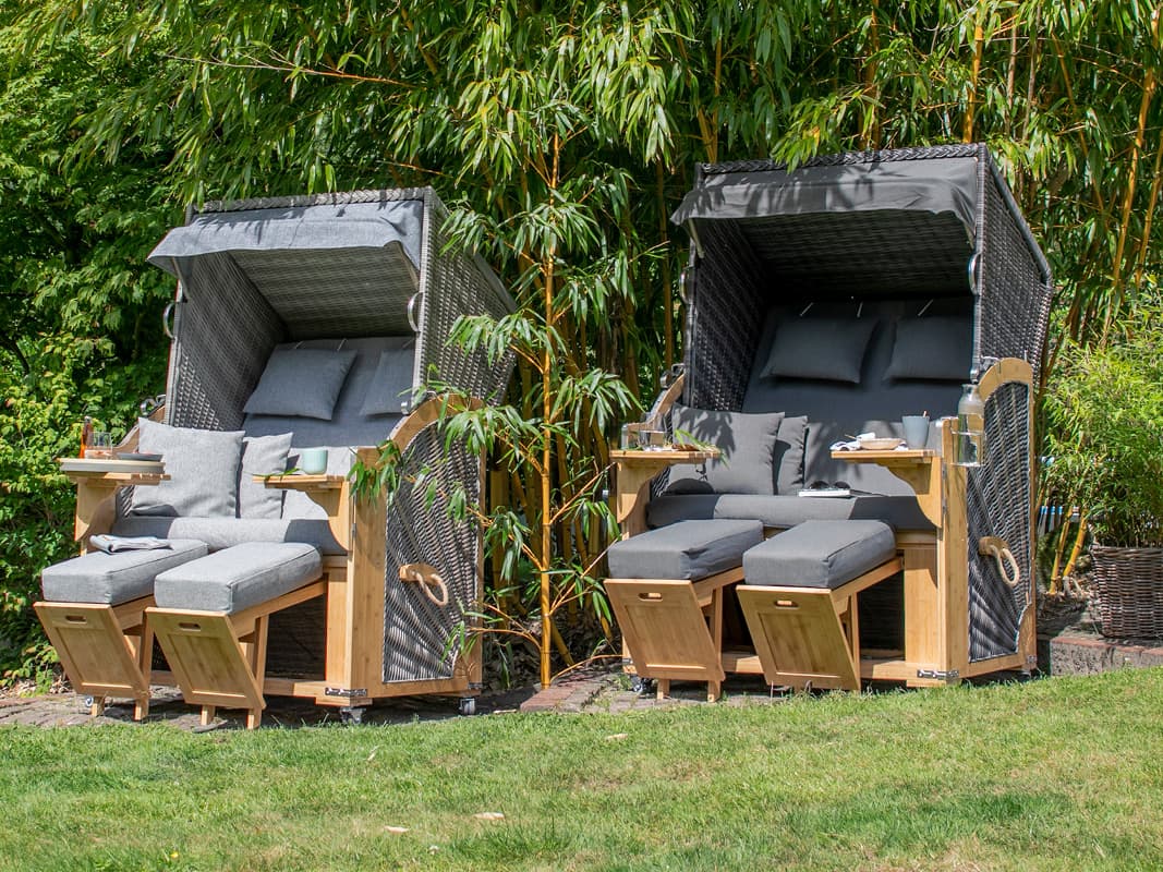Strandkorb Bambus Urban Green