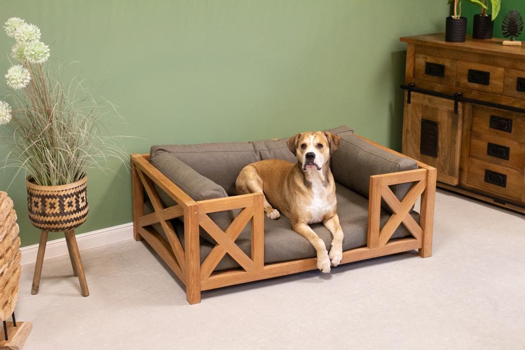 Woodie Hundebett Bruno inklusive Kissenauflage