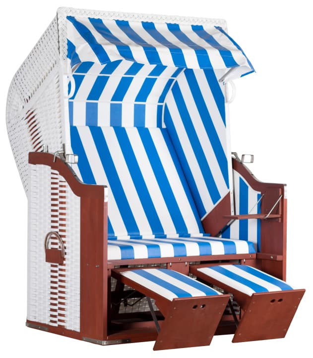 Strandkorb Profi Poel white