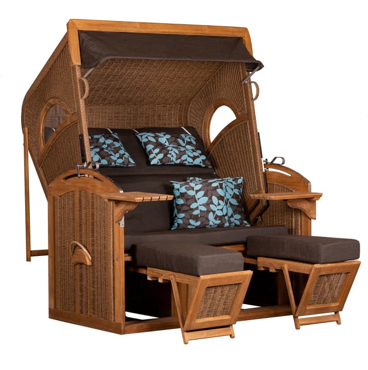 deVries Strandkorb Madura XXL twisted hyacinth