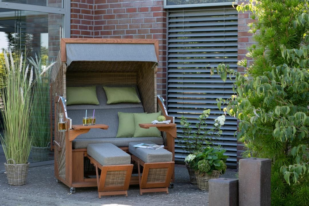 deVries PURE Comfort XL PE griseum: mit Becher- und Flaschenhalter