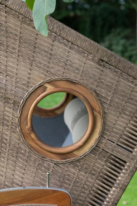 Strandkorb Trend 45 PE walnut, Detailansicht 4
