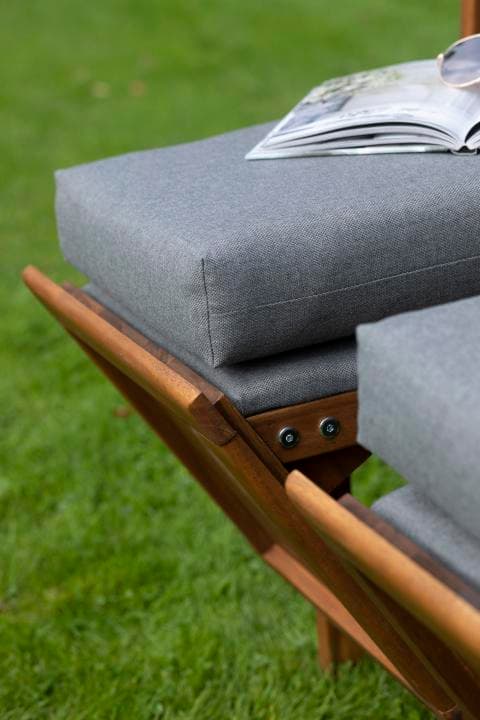 Strandkorb Trend 45 PE walnut, Detailansicht 5